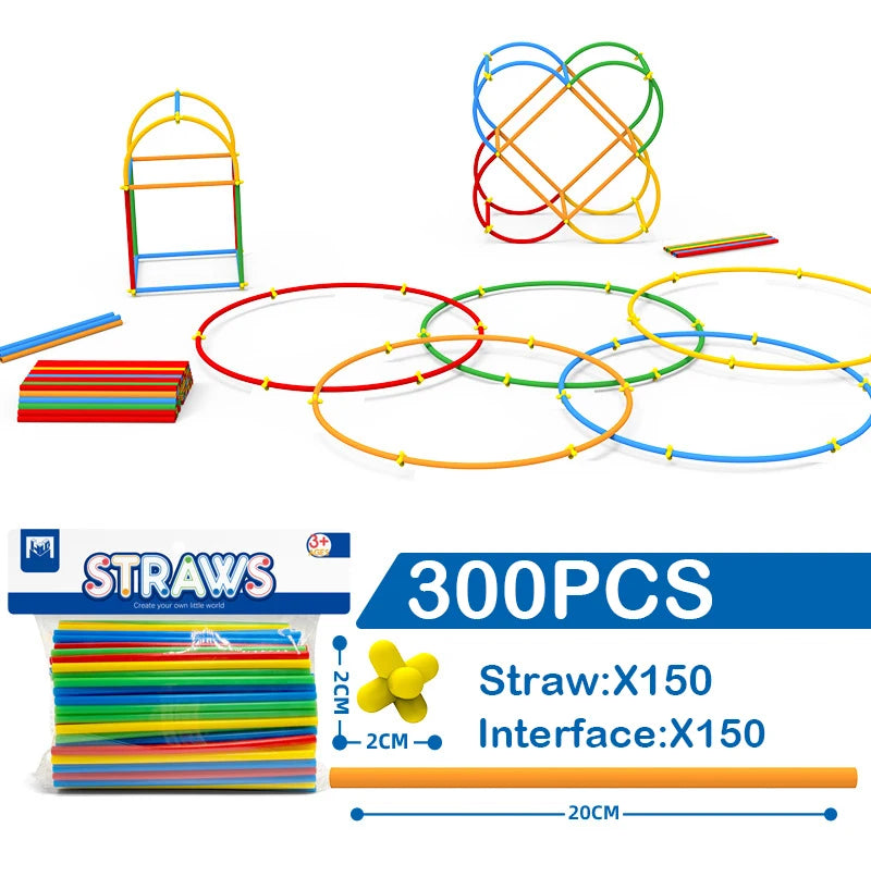 Straw STEM Construction Toy Set