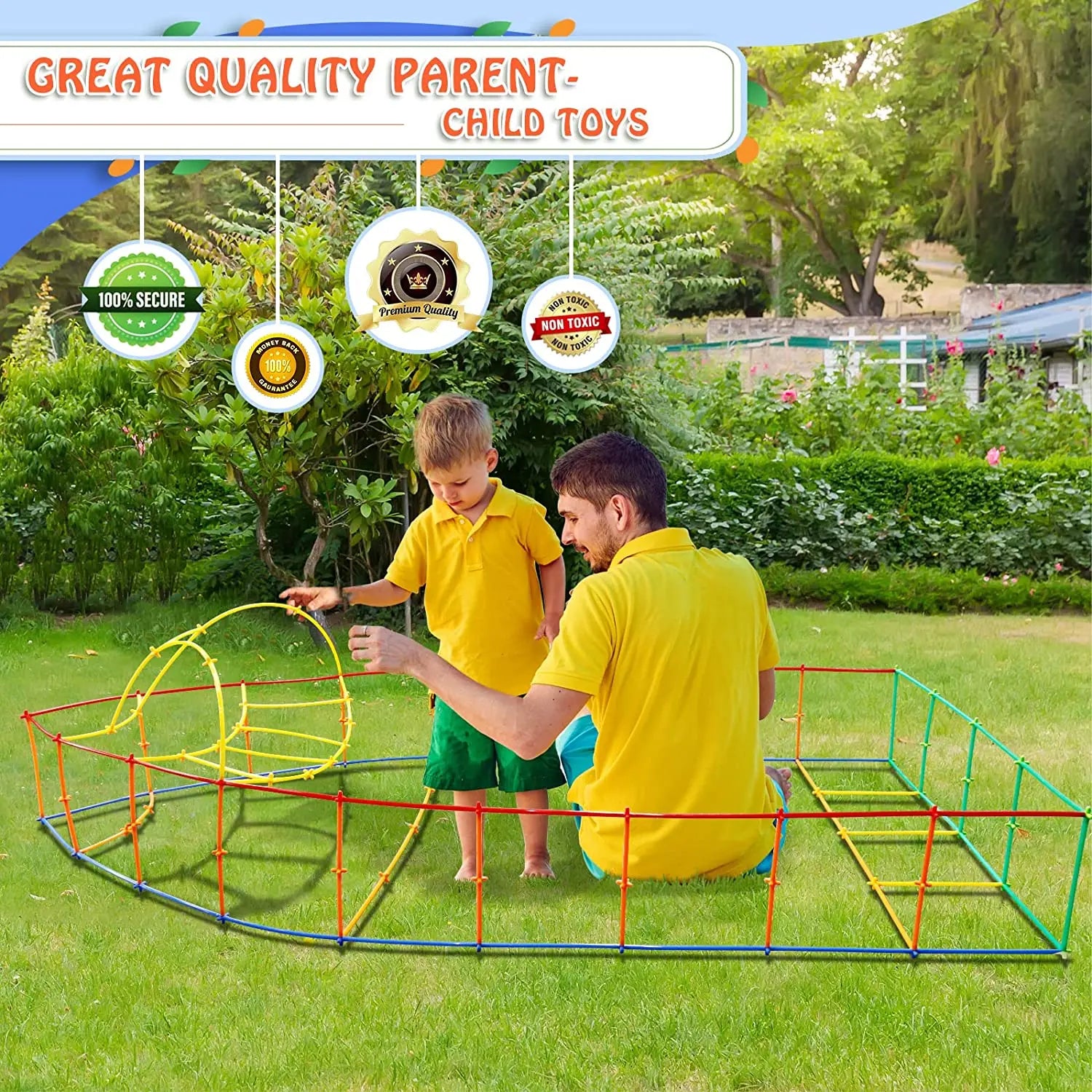 Straw STEM Construction Toy Set