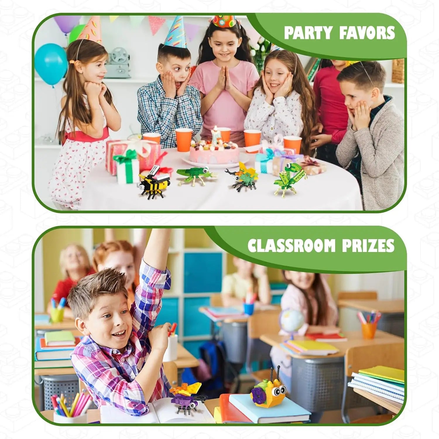 Mini Insect Building Blocks Set