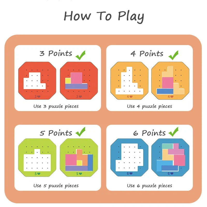 Tangram Jigsaw Puzzle Game Set