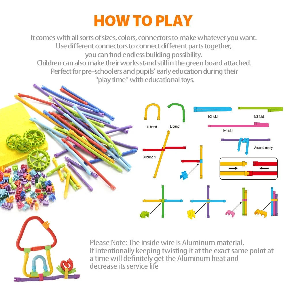 Bendable Building Sticks Set