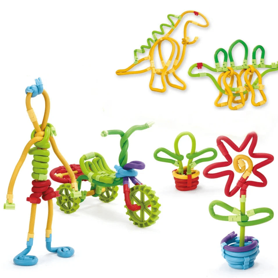 Bendable Building Sticks Set - Bright Yellow Fox
