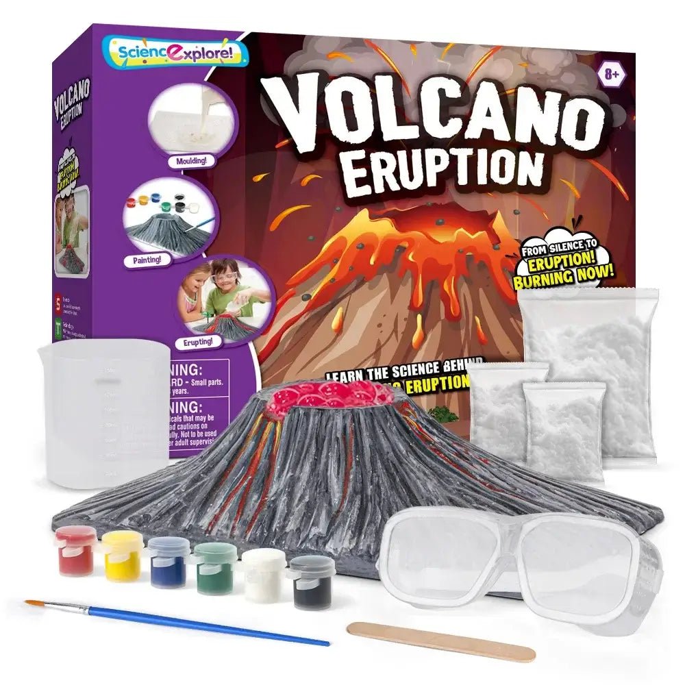 DIY Volcano Eruption Experiment Set - Bright Yellow Fox