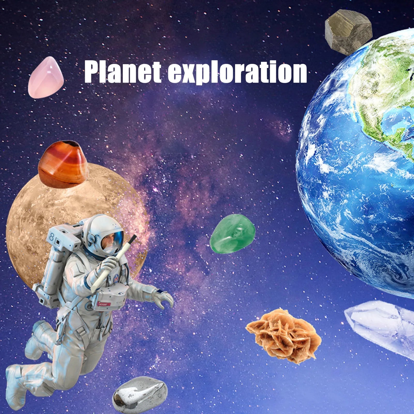 Earth Gemstone Excavation Kit - Bright Yellow Fox