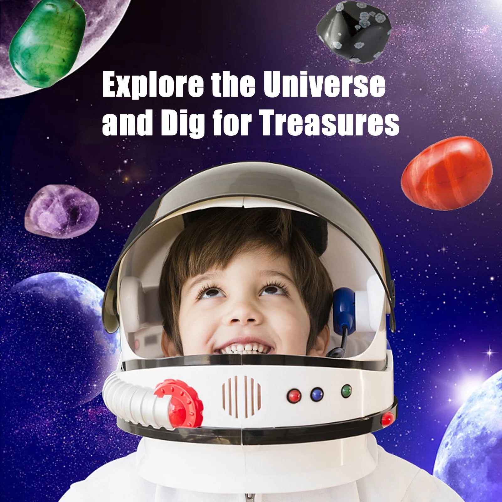 Earth Gemstone Excavation Kit - Bright Yellow Fox