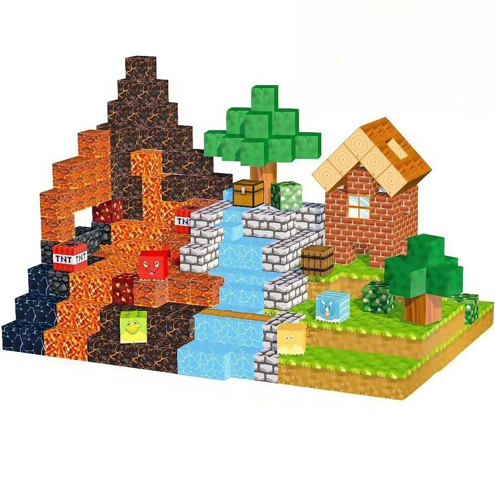 Magnet STEM Building Blocks Set - Bright Yellow Fox