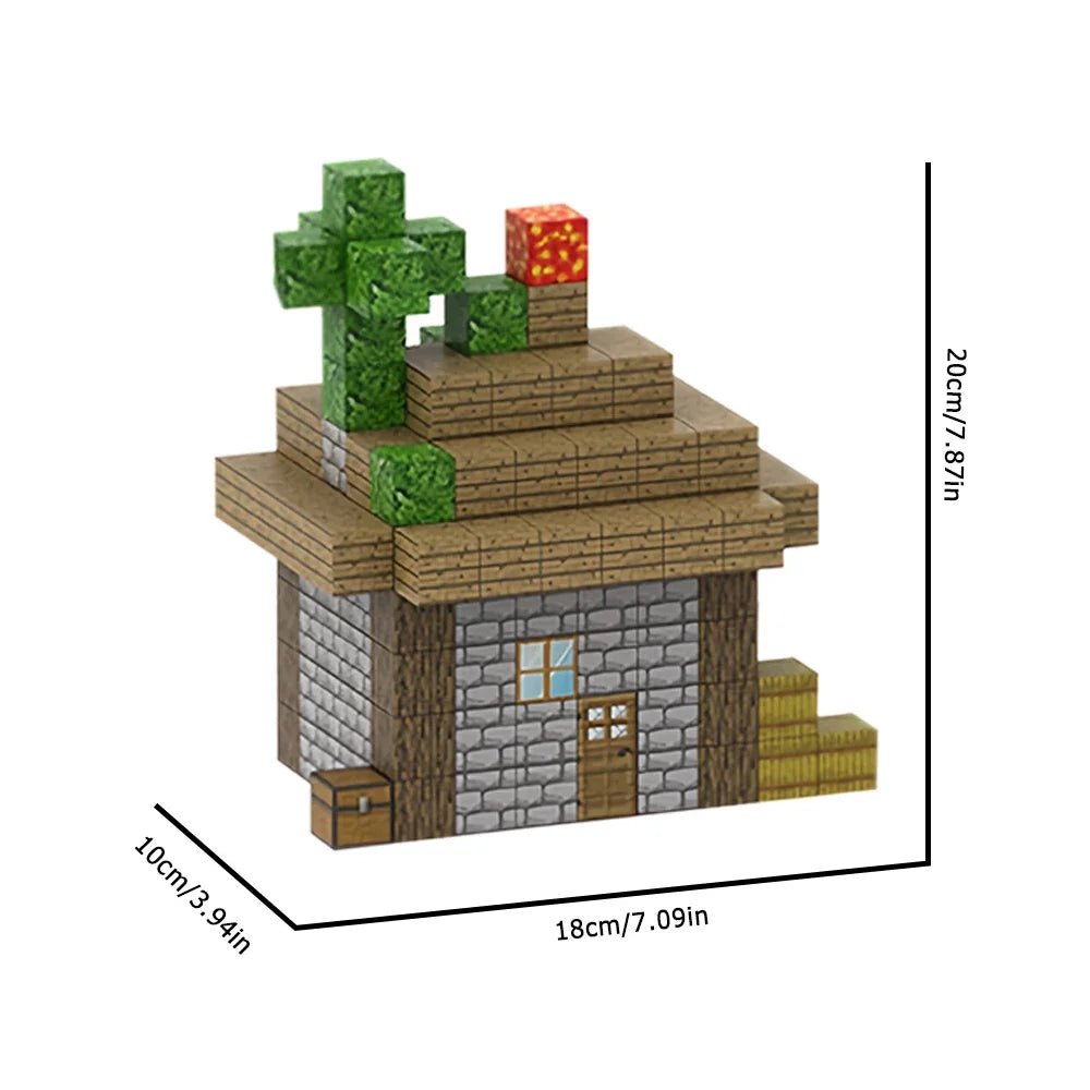 Magnet STEM Building Blocks Set - Bright Yellow Fox