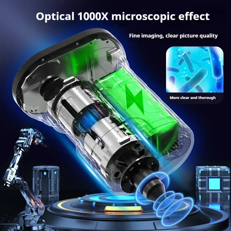 Microscope LED Photo Video Kit - Bright Yellow Fox