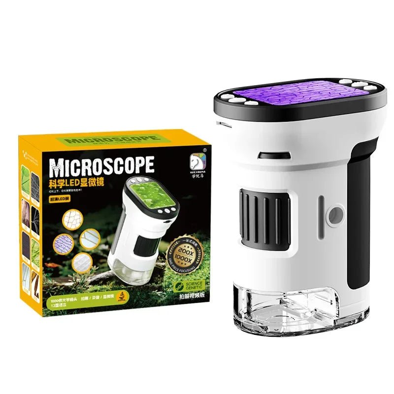 Microscope LED Photo Video Kit - Bright Yellow Fox