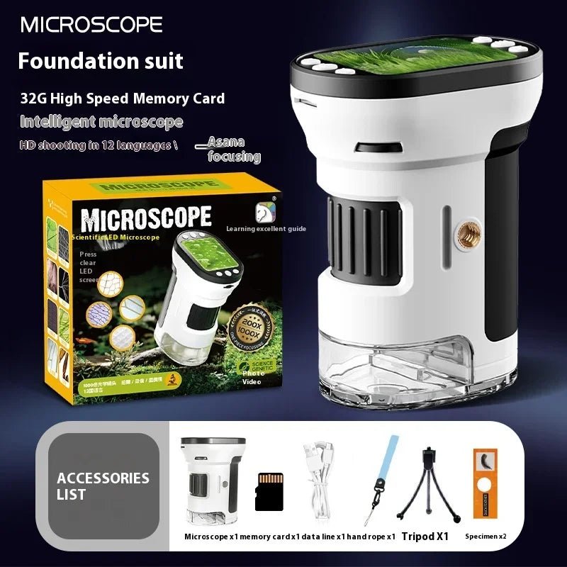 Microscope LED Photo Video Kit - Bright Yellow Fox