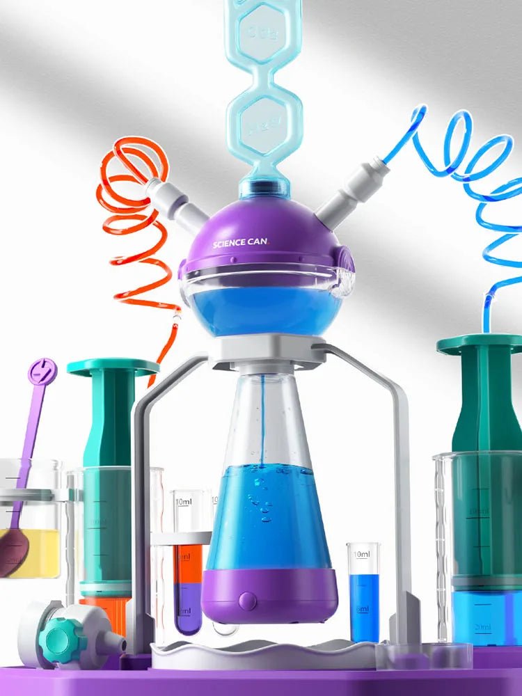 Science Laboratory Equipment Set - Bright Yellow Fox