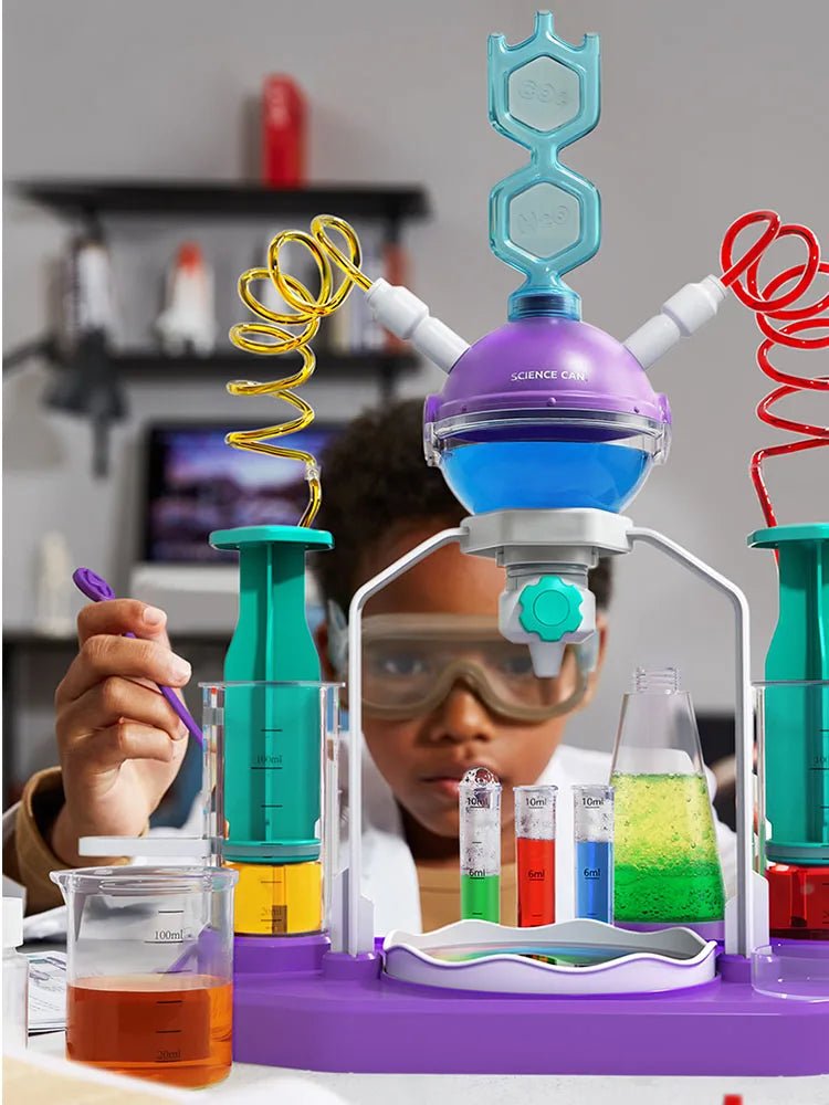 Science Laboratory Equipment Set - Bright Yellow Fox