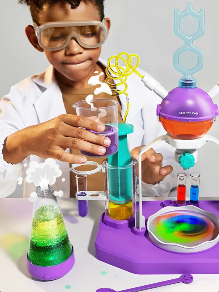 Science Laboratory Equipment Set - Bright Yellow Fox
