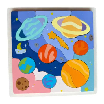 solar system wooden puzzle