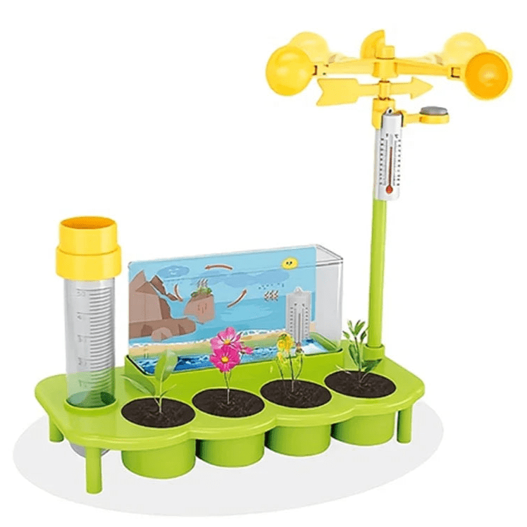 Weather Station Lab Growing Kit - Bright Yellow Fox