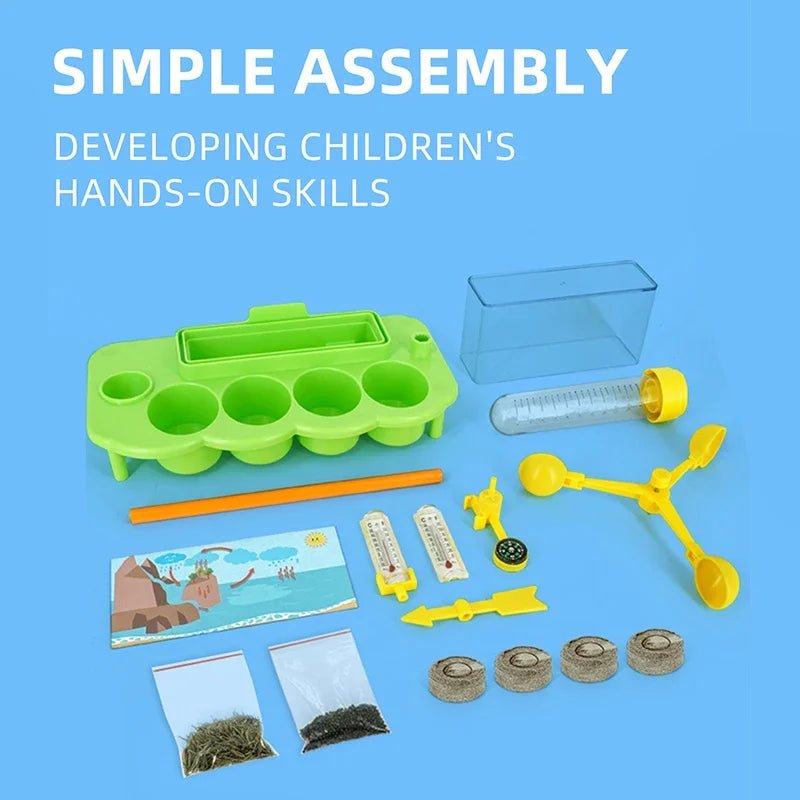 Weather Station Lab Growing Kit - Bright Yellow Fox